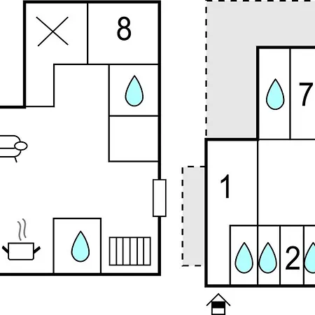 Holiday home 8 Bedroom Beautiful In